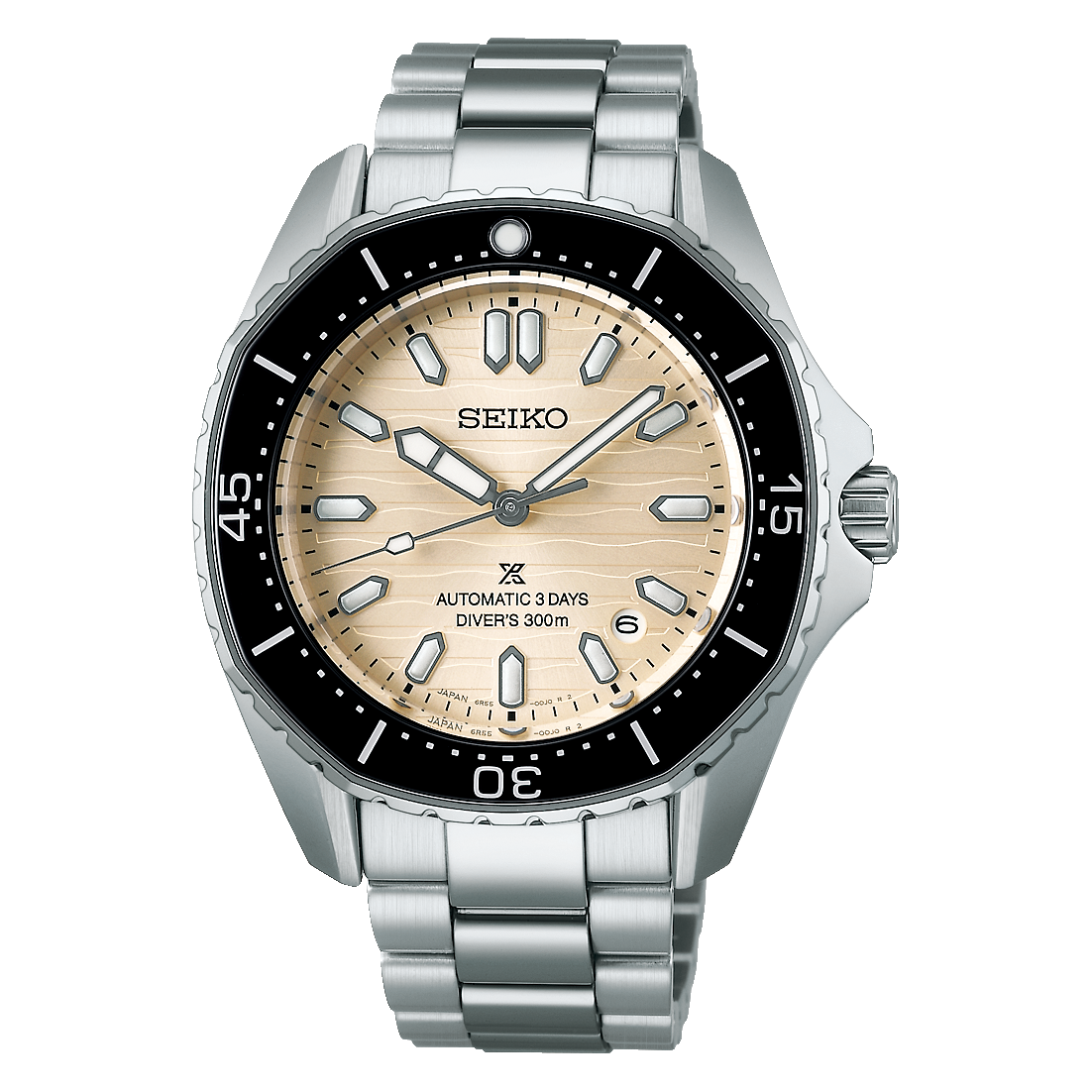 Seiko Prospex SPB481J1: detalhe do mostrador, peça vendida do acervo Maison